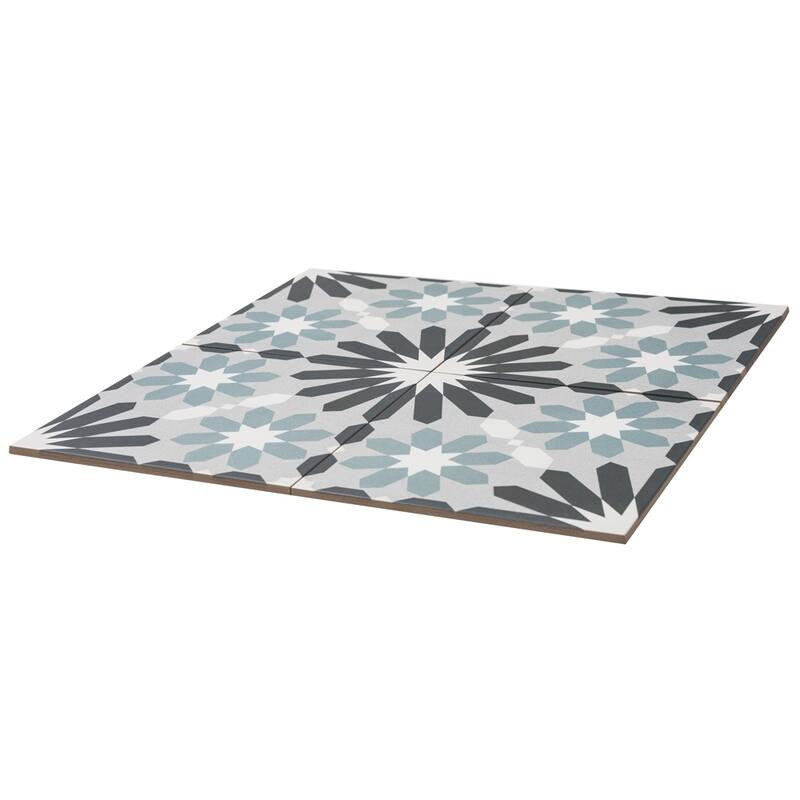 The Tile Life Venice 10x10 Matte Porcelain Encaustic Floor & Wall Tile