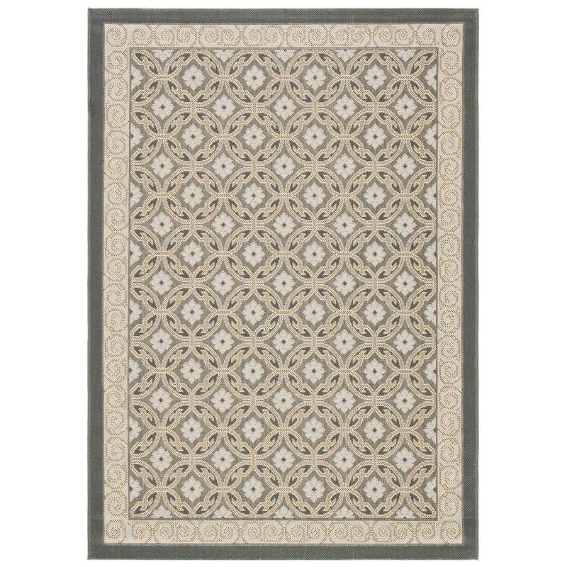 SAFAVIEH Courtyard Vernetta Indoor/ Outdoor Waterproof Patio Backyard Rug
