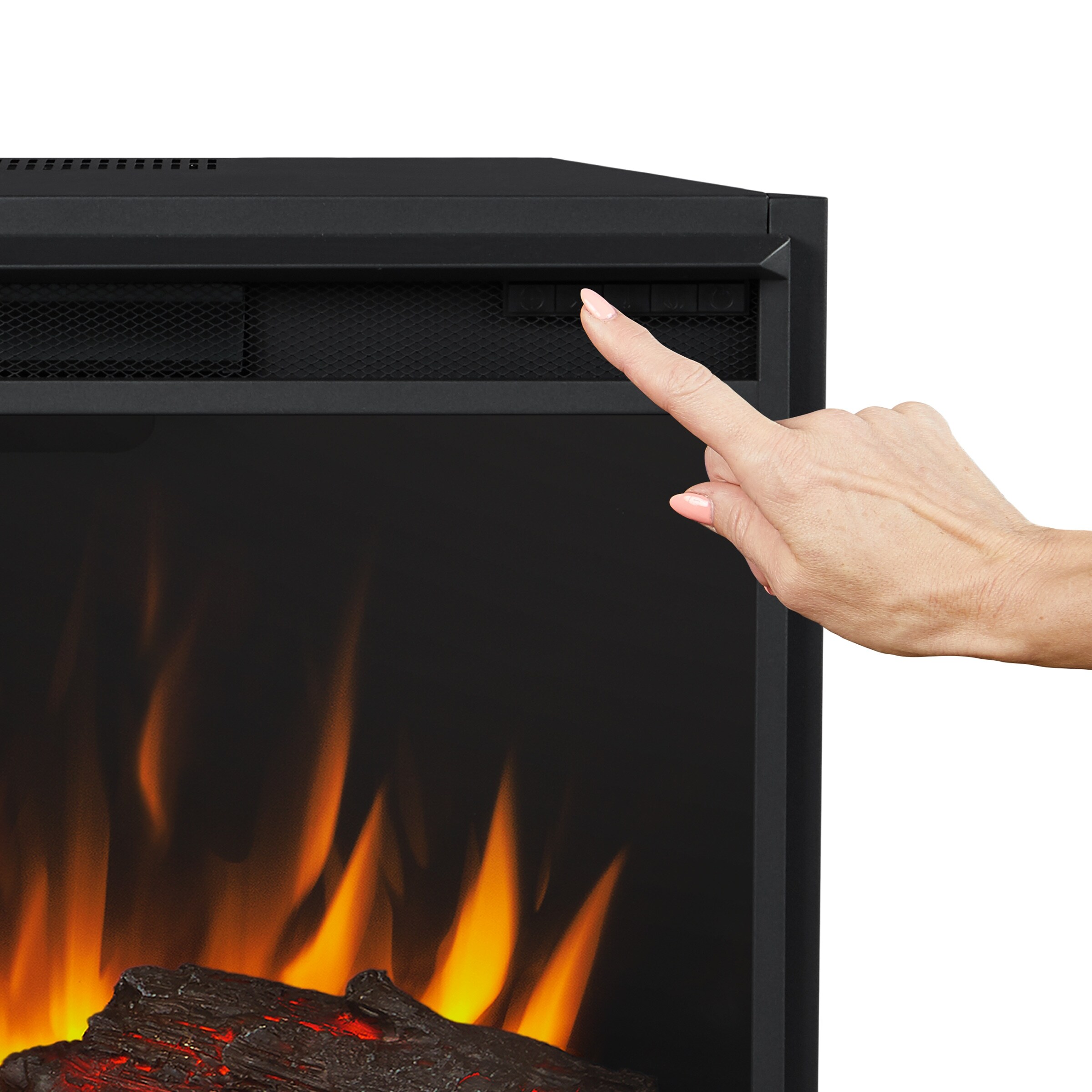 Ashton Grand Media Electric Fireplace In English Oak 92 375 X 14 5 X 42 5 Overstock 31572938