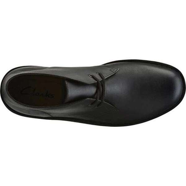 clarks bushacre black leather