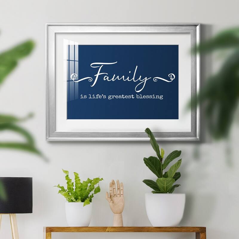 Family Greatest Blessing Premium Framed Print - Ready to Hang