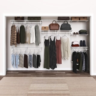 ClosetMaid ShelfTrack 84-120 Wire Closet System On Sale