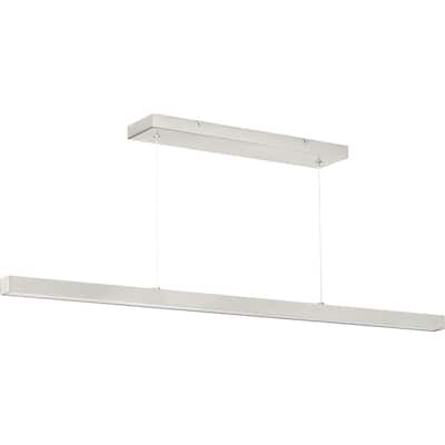 Planck LED Collection Brushed Nickel One-Light LED Pendant - 18.000" x 54.000" x 8.500"