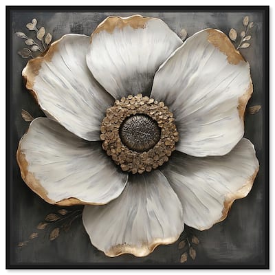 Sculpted Sepals I Canvas by Art Remedy