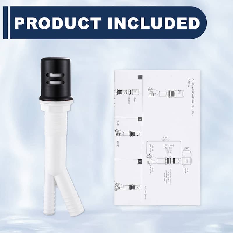 WOWOW Dishwasher Air Gap Cover for Kitchen Sink - N/A