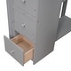 preview thumbnail 33 of 55, Multifunctional Design Loft Bed with Desk, Storage Stairs and Shelves, Efficient space, Twin Size