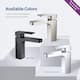 Solid Brass Lead-free Single-handle High Arc Bathroom Faucet