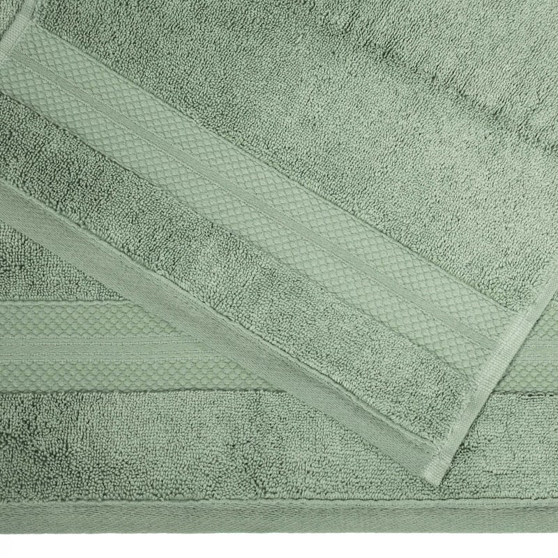 Turkish Cotton 12 Piece Solid Plush Heavyweight Towel Set by Superior