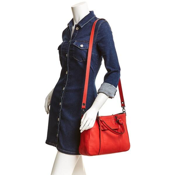 Shop Longchamp 3d Small Leather Tote Overstock 29823077