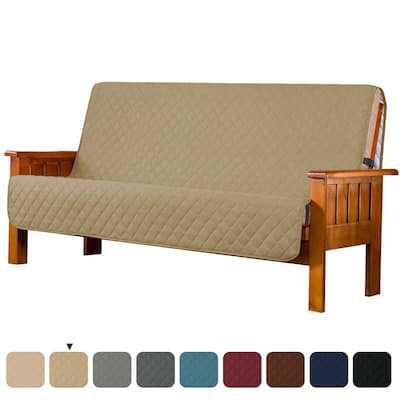 Subrtex Reversible Futon Slipcovers Washable Armless Covers