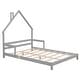 preview thumbnail 8 of 28, Full House-Shaped Headboard Bed With Handrails