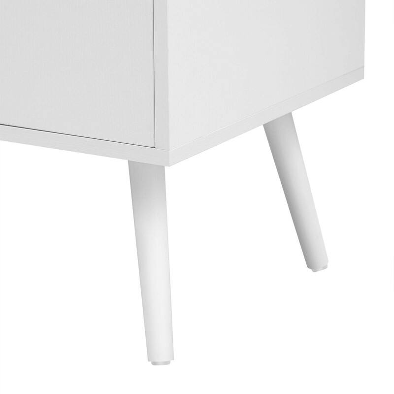 Modern Cabinet with 2 Doors and 3 Drawers
