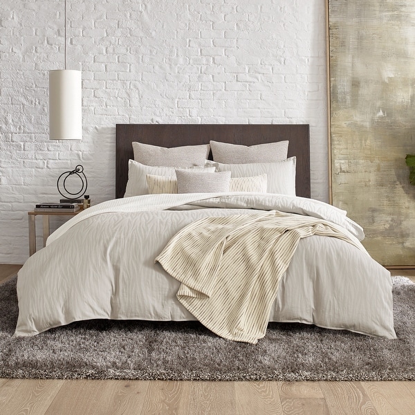 Kenneth Cole New York Lawrence Beige Duvet Cover Set. Opens flyout.