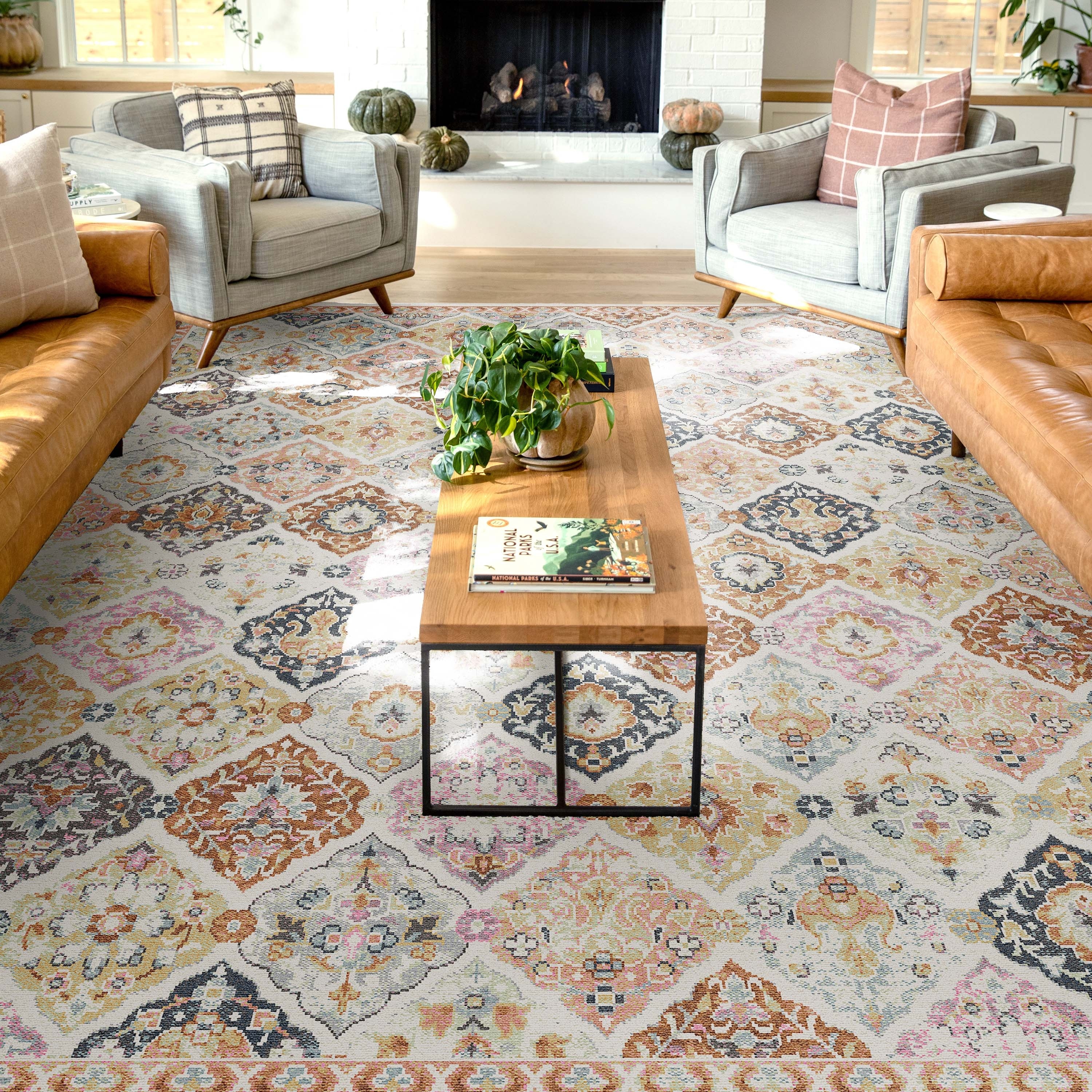 Well Woven Apollo Maeve Vintage Bohemian Machine Washable Rug