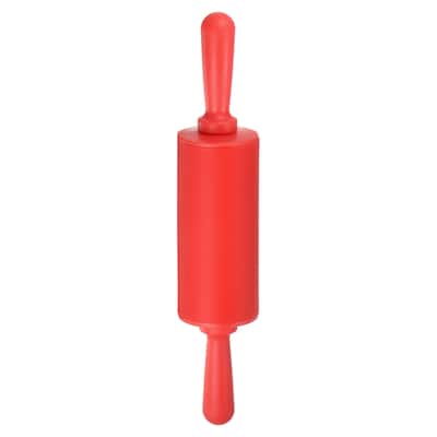 Silicone Rolling Pins for Baking 23.5cm x 4.2cm Roller Red