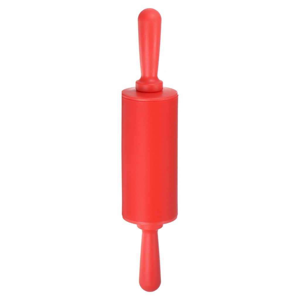 Silicone Rolling Pins for Baking 23.5cm x 4.2cm Roller Red