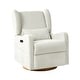 preview thumbnail 1 of 29, Remo Modern Nursery Swivel Glider Recliner with Built-in Nightlight and Storage Bags by HULALA HOME