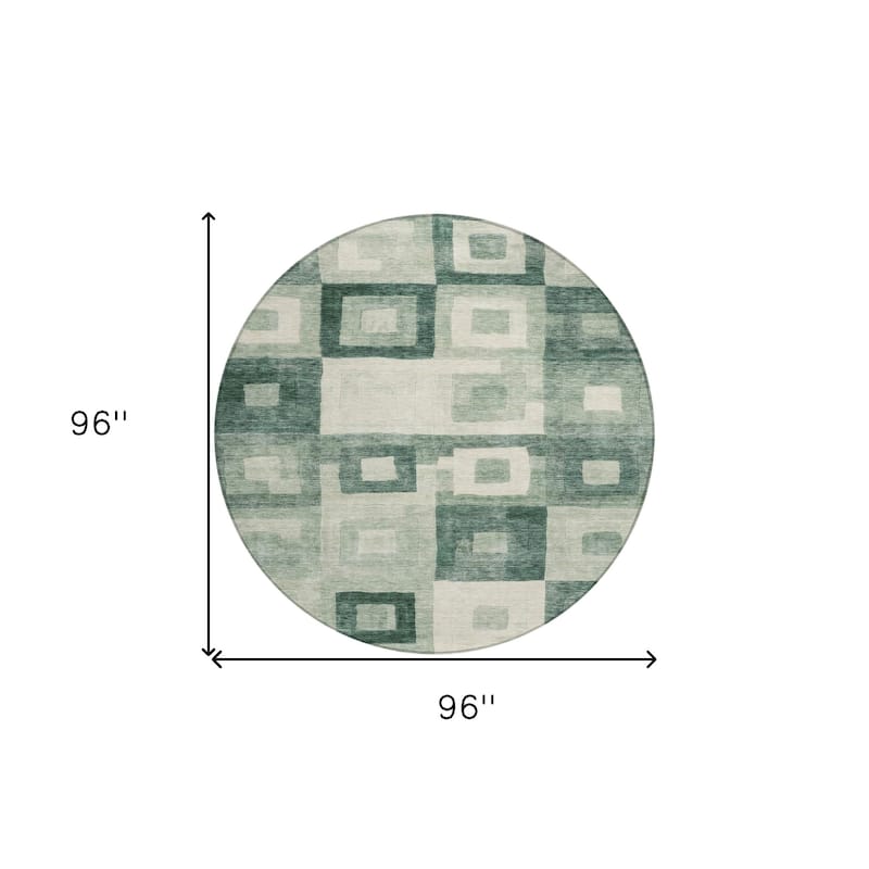 HomeRoots Geometric Transitional Rectangle Outdoor Rug