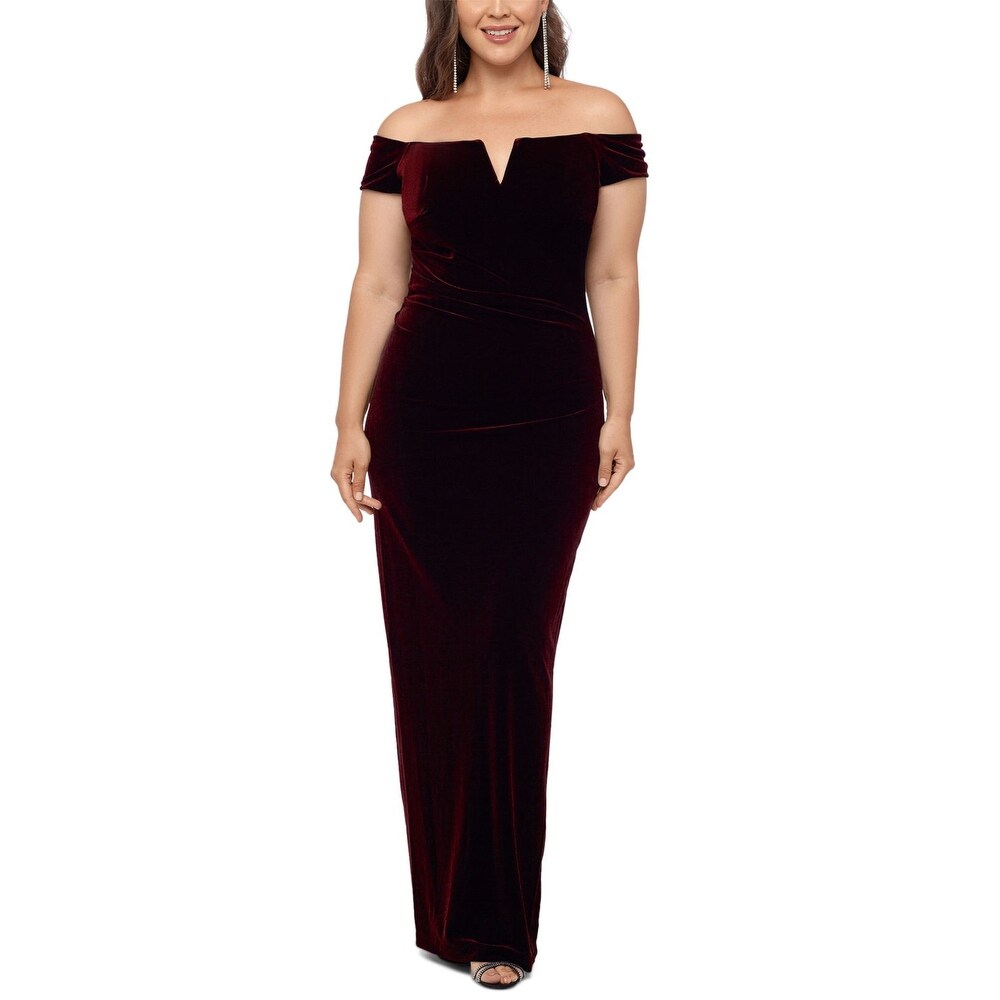 xscape capelet sheath dress