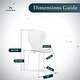 preview thumbnail 5 of 9, Stackable Plastic Dining Chair Set of 4 Transparent Modern Accent Side Chair for Indoor and Outdoor