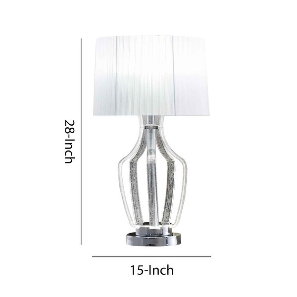 clear acrylic table lamp
