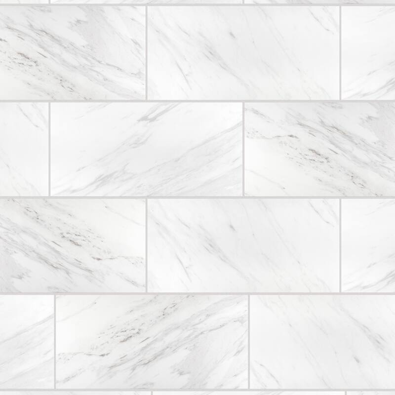 Merola Tile Eterno Carrara 12-7/8" x 25-5/8" Porcelain Floor and Wall Tile