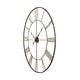preview thumbnail 8 of 7, The Gray Barn Jartop Round Metal Wall Clock - 40"H x 40"W x 1"D