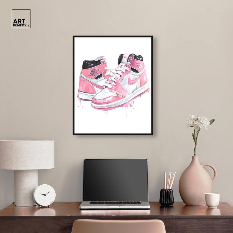 Doll Memories - Walk in Pink Canvas by Art Remedy