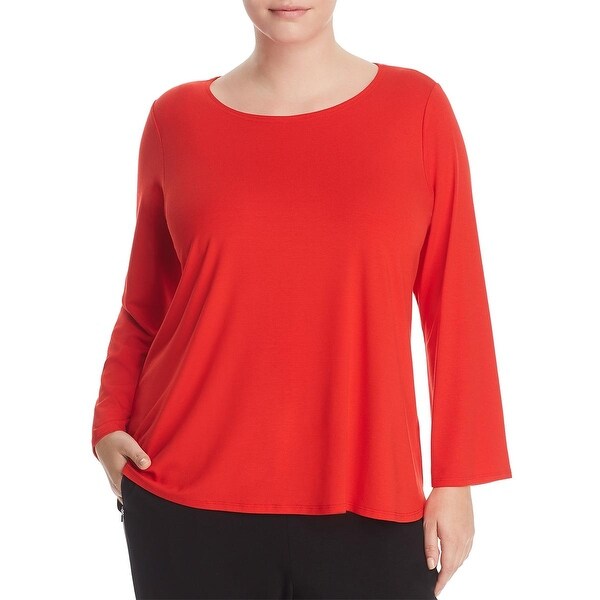 eileen fisher ballet neck tee