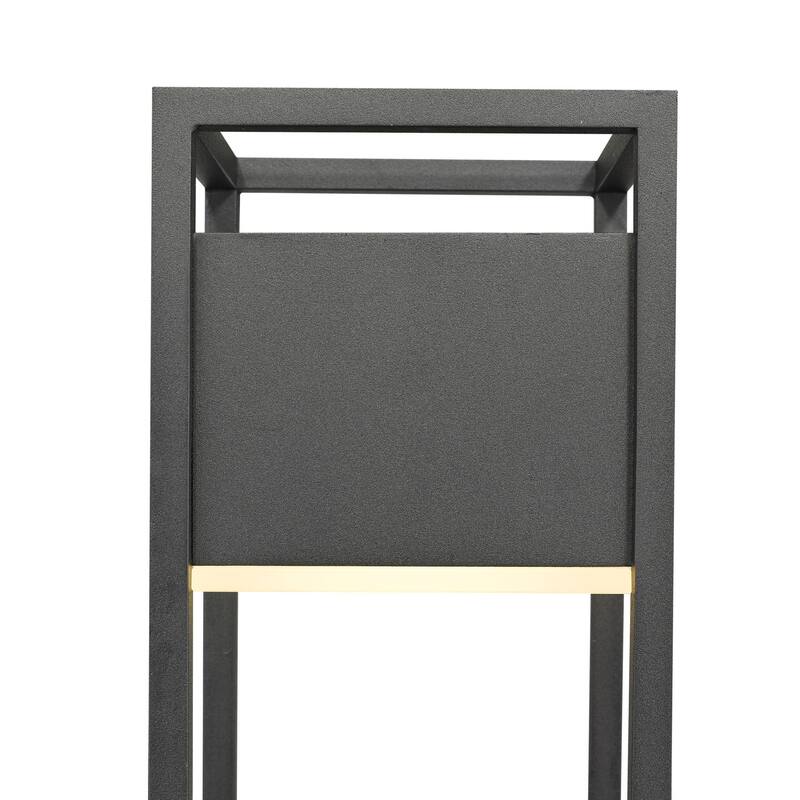 James Allan Morris 22" Tall LED Outdoor Pier Mount Post Light