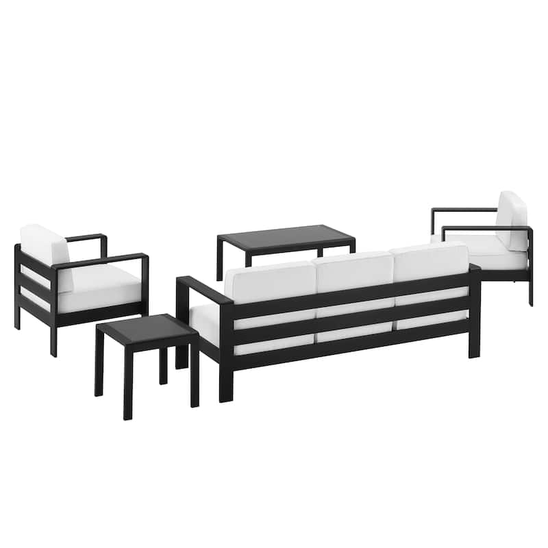 Linon Nordwind Aluminum Outdoor 5-Piece Patio Set