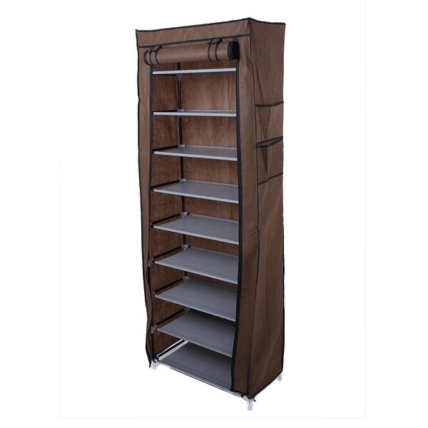 10 Layers Non woven Fabric Shoe Rack Coffee Bed Bath Beyond