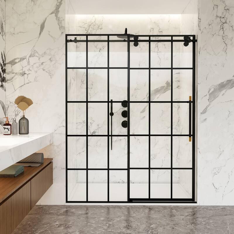 Puente Single Sliding Framed Shower Door