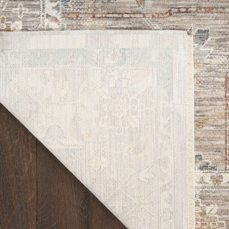 Nourison Antique Fusion Indoor only Grey Persian Area Rug