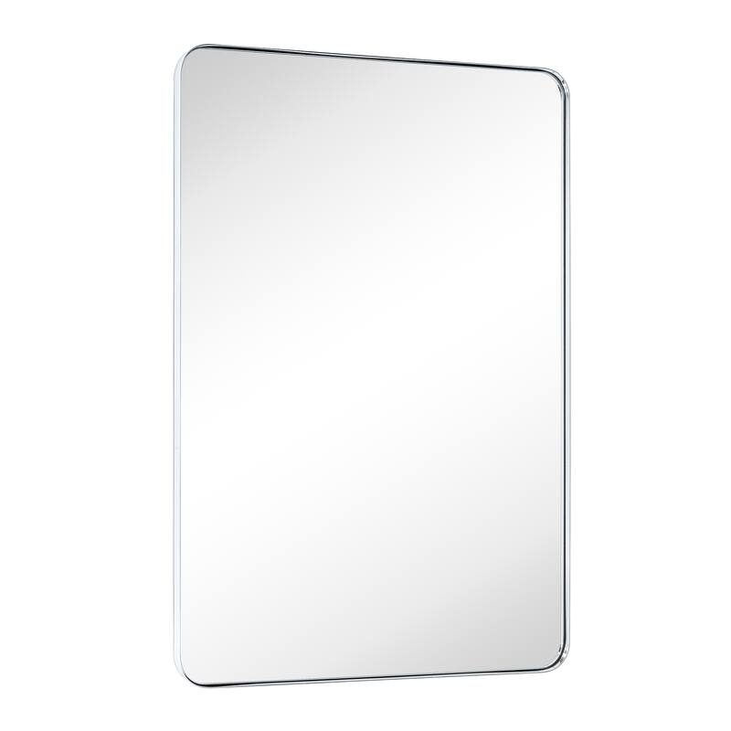 TEHOME Kengston Modern & Contemporary Rectangular Bathroom Vanity Mirror - 30'' x 40'' - Chrome