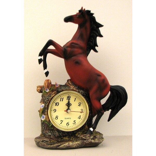 Clock Horse Raring Up