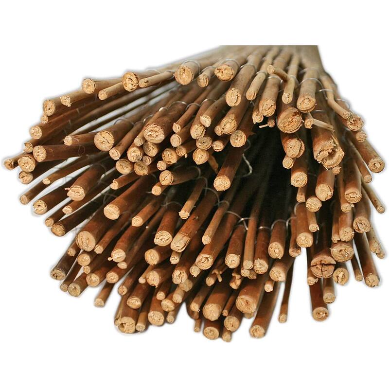 Natural Willow Rolled Panel Fence Decorative Fencing for Backyard