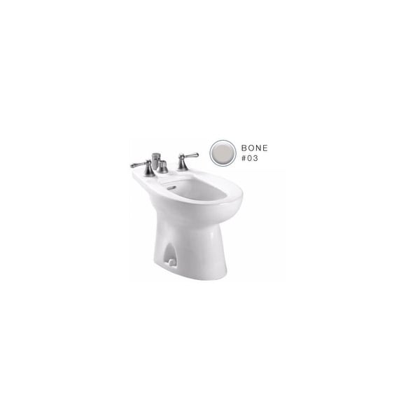 Toto Bt500b Piedmont Floor Mounted Porcelain Vertical Bidet With Four Hole Faucet Drilling Faucet Not Included