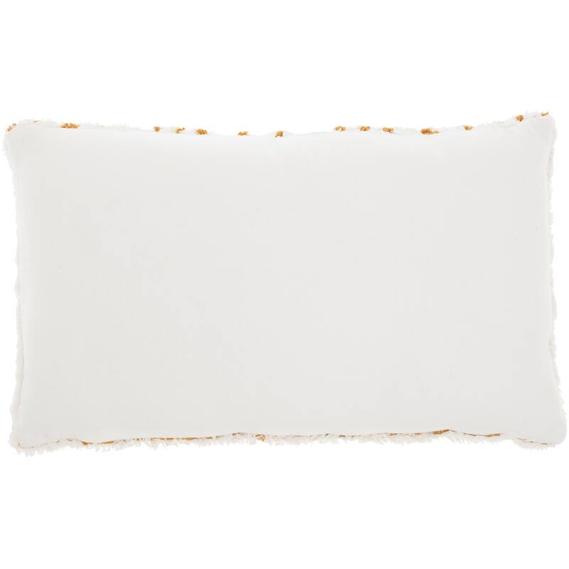 Mina Victory Life Styles Textured Geometric Boho Throw Pillow , ( 12"X20" )