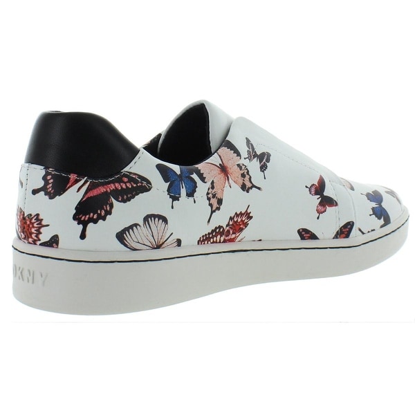 Sneakers Leather Butterfly Print 