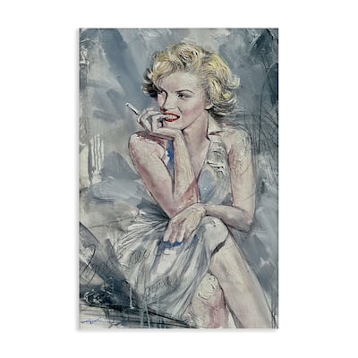 Stupell Elegant Marilyn Abstraction Canvas Wall Art Design By Lucille Lee