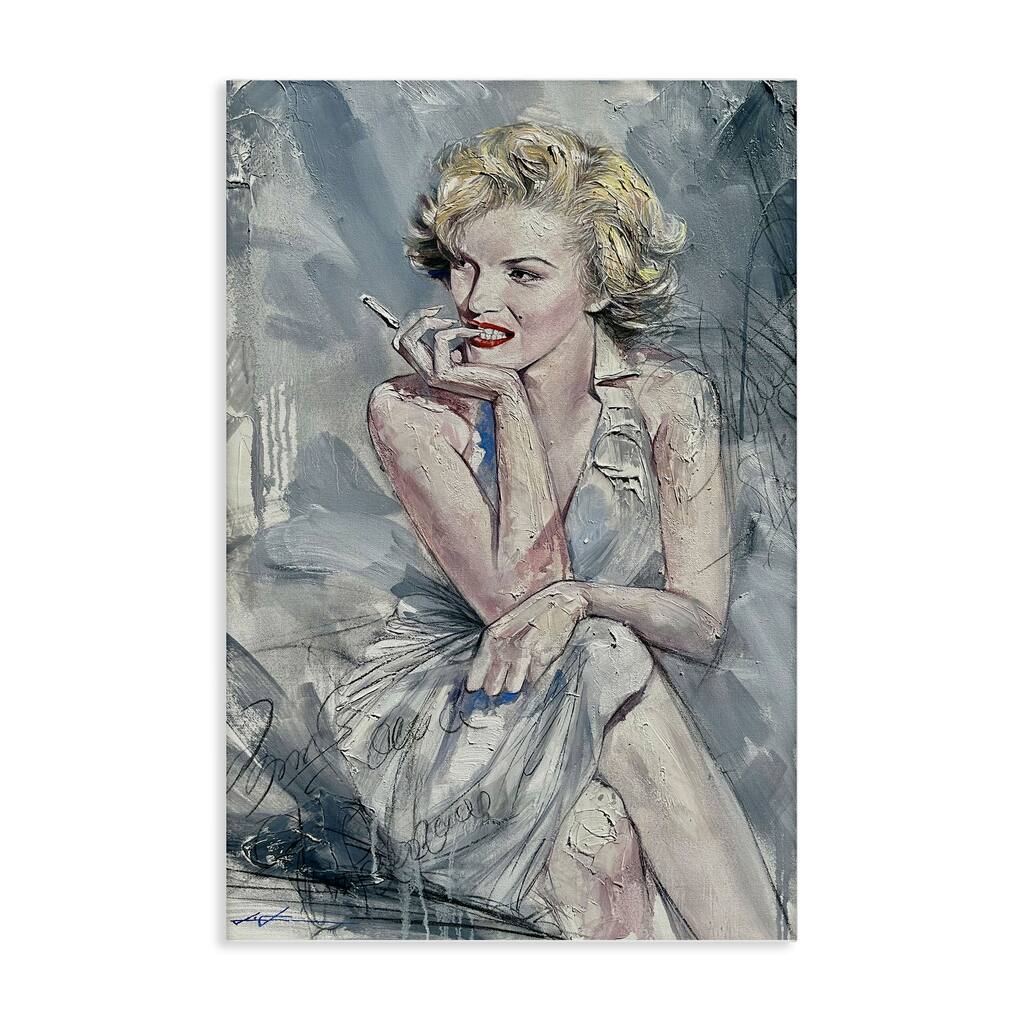 Stupell Elegant Marilyn Abstraction Canvas Wall Art Design By Lucille Lee