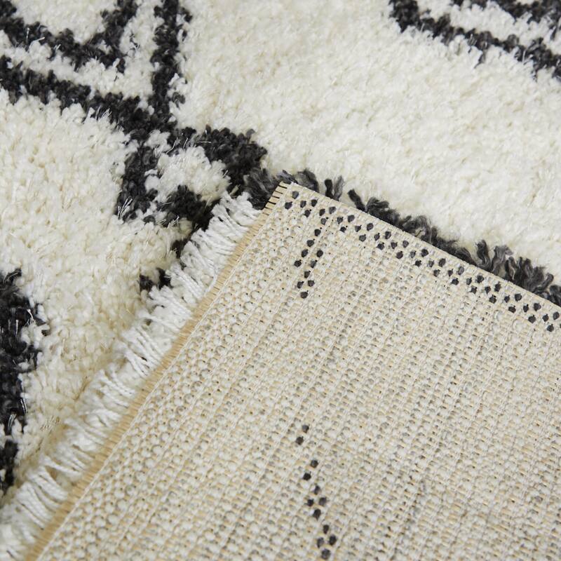 Peter Moroccan Trellis Shag Area Rug