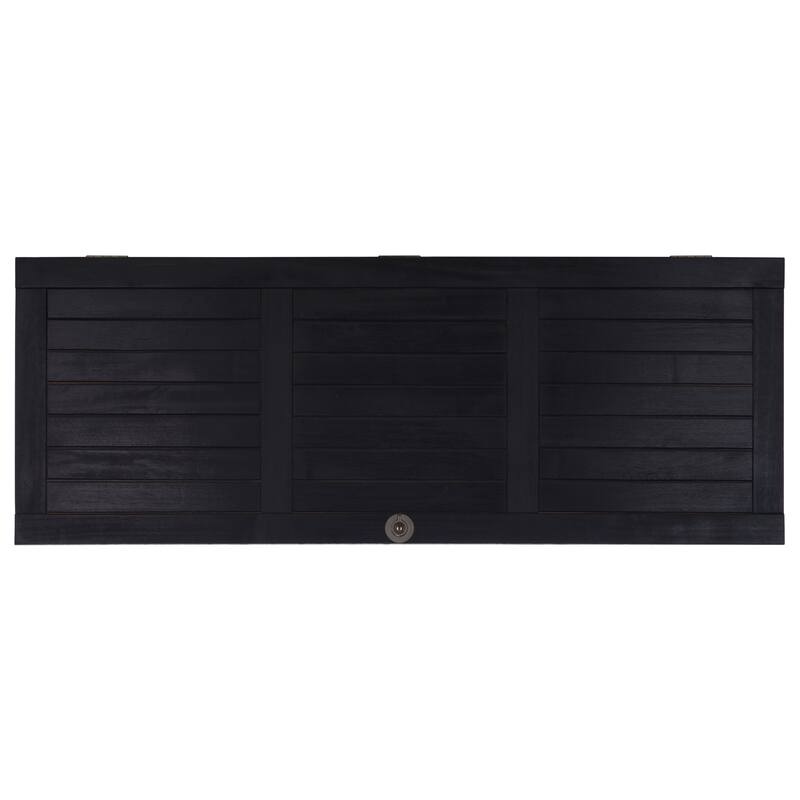 SAFAVIEH Outdoor Miah Cushion Solid Wood Storage Box