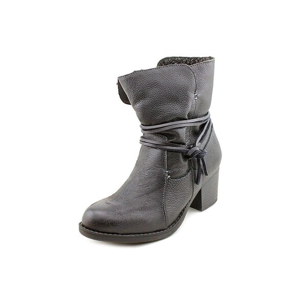 Sporto Womens Lori Leather Almond Toe Ankle Fashion Boots