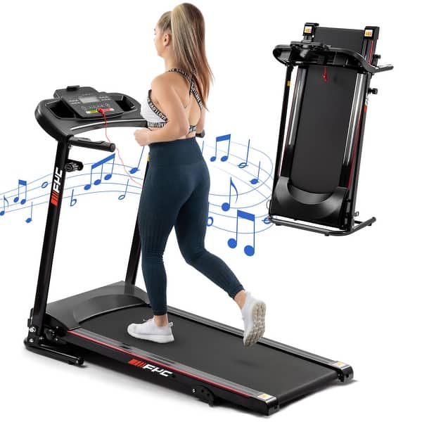 Folding Treadmills for Home with Bluetooth and Incline, Portable