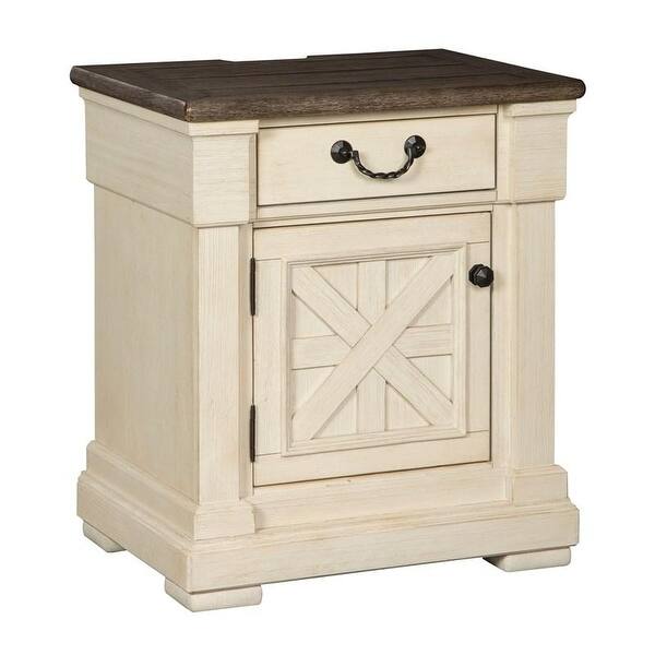 Shop Black Friday Deals On Ashley Furniture B647 191 Bolanburg Night Stand Overstock 28044147
