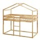 preview thumbnail 5 of 26, Twin over Twin Pine Bunk Bed with Tent