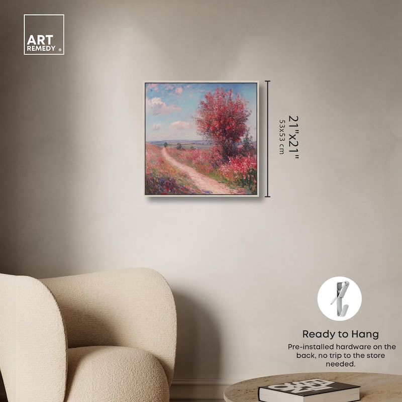 Pourville Breeze Canvas by Art Remedy