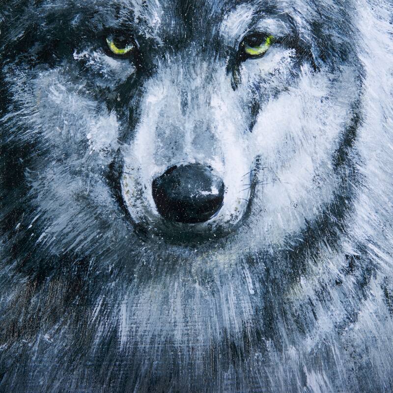 Animal Portrait II (Wolf) Framed Art Print